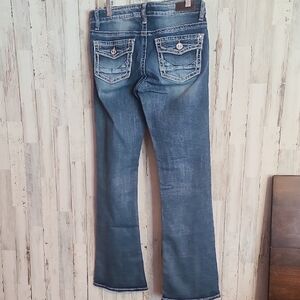 Daytrip Women's Boot Cut Jeans in Faded Blue